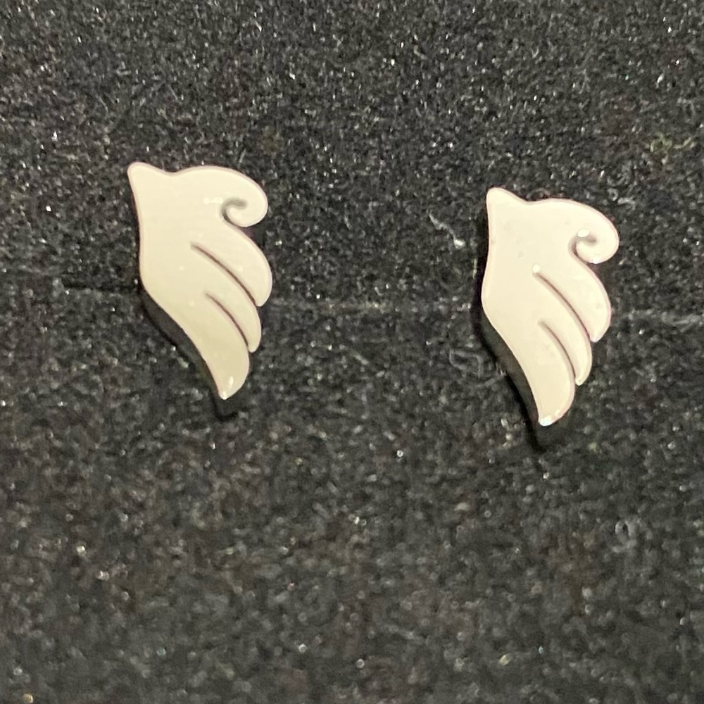 Feel Cute & Turn Heads | Angel Wings Stainless Steel Earrings Jewelry